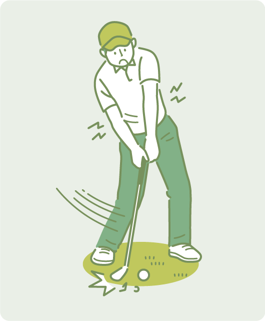 ゴルフ上級者とゴルフ肘の関係性
